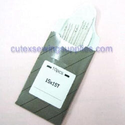 10 Large Eye Home Embroidery Needles 15X1ST 130/705H-E