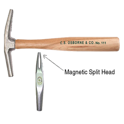 C.S. Osborne Light Weight Upholstery Hammer #111 Magnetic Split Head