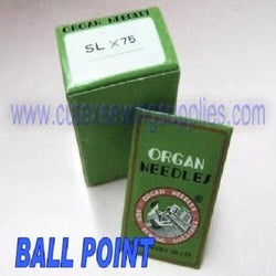 100 Singer 14U Serger Overlock Ball-Point Needles 16X75 SLX75 2054 SY2054