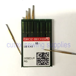 10 Groz Beckert DBXK5 GEBEDUR Titanium Embroidery Machine Needles