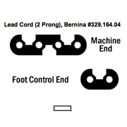 Cutex™ Lead Power Cord (2 Prong) #329.164.04 For Bernina Sewing Machines