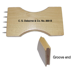 C.S. Osborne Webbing Stretcher #869-B Groove End Upholstery Tool