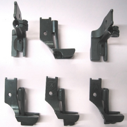 Back Cut Out Welt Foot 6 Size Set For Industrial Walking Foot Machines