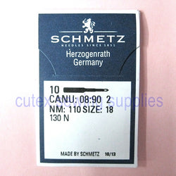 Schmetz 130N HAX130N Topstitch Sewing Machine Needles Size 18 - 10 Pk
