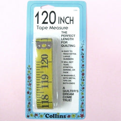 Collins 120 Inch Fiberglass Large Number Tape Measure #C250