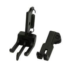 Double Needle Walking Foot Spring Loaded Center Guide Compensating Foot Set