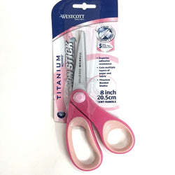 Westcott 8" Titanium Bonded Non-Stock Bent Handle Scissors Shears
